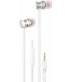 Auricular Aluminium Mic/ Volume Silver- White