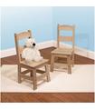 Sillas de Madera Infantiles Pack de 2 Unidades M&D