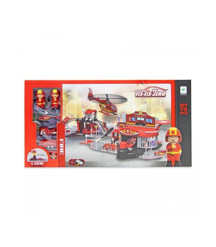 set-estacion-bomberos-diy-72-piezas-ft