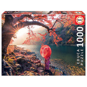 puzzle-amanecer-en-el-rio-katsura-japon-1000pz