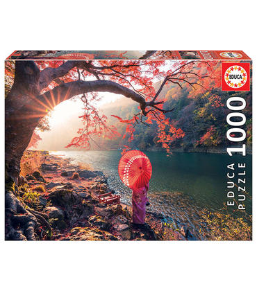 puzzle-amanecer-en-el-rio-katsura-japon-1000pz