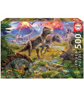 puzzle-encuentro-de-dinosaurios-500-pz