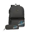 Mochila Maui And Sons Shaka Gris + Portatodo