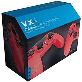 Mando Controller Wired VX-4 Rojo Ps4