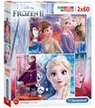 Puzzles 2x60 Frozen 2