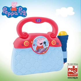 Bolso con Micro, Luces, Ritmos y Conecxion Peppa Pig