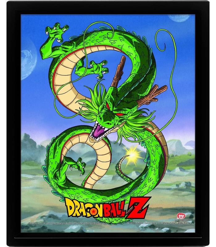 cuadro-3d-shenron-unleashed-drgaon-ball-z