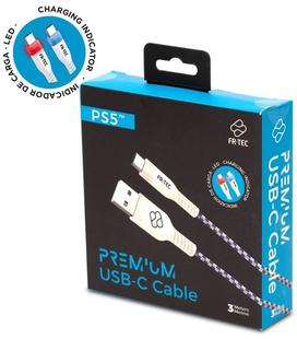 Cable USB 3m Premium Ps5 Fr-tec