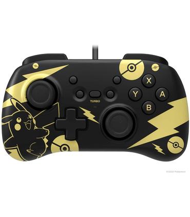 mando-horipad-mini-pikachu-negro-oro-switch