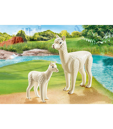 playmobil-70350-alpaca-con-bebe