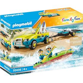 Playmobil 70436 Coche De Playa Con Canoa