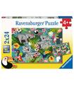 Puzzle Koalas Y Perezosos 2x24 Pz