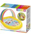 Piscina Infantil Arco Iris Con Toldo y Aspersor