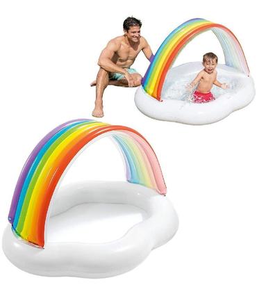 piscina-hinchable-con-toldo-arcoiris