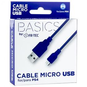 Cable Micro USB Azul para Ps4