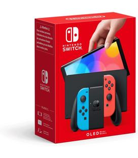 Consola Nintendo Switch Oled Azul Neón/ Rojo Neón