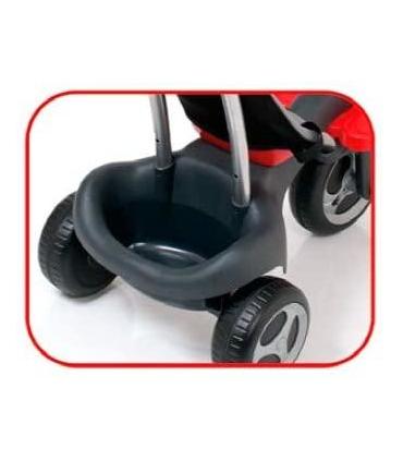 triciclo-rueda-goma-cinturones-y-bolsa-rosa