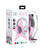 Auricular Gaming Geek Girl Crystal Ps5- P4- Switch