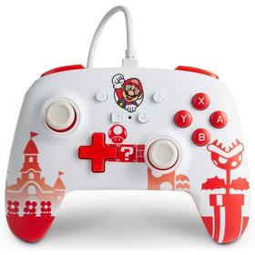 EnWired Controller Mario White and Red Switch Power A