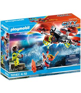 Playmobil 70143 Rescate Marítimo: Buzo Con Dron De Rescate