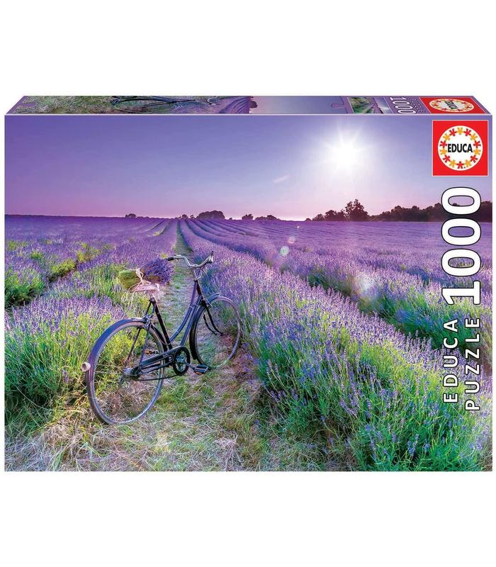 puzzle-bicicleta-en-campo-de-lavanda-1000pz
