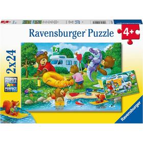 puzzle-familia-de-osos-se-va-de-camping
