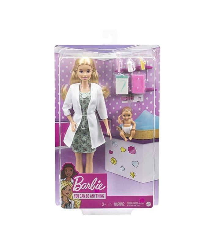 Continental recinto Florecer Barbie Doctora con Bebe