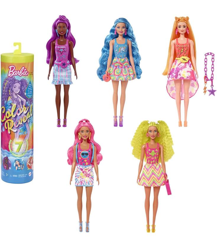 Barbie Color Reveal Peinados Lazos