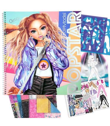 topmodel-popstar-para-colorear