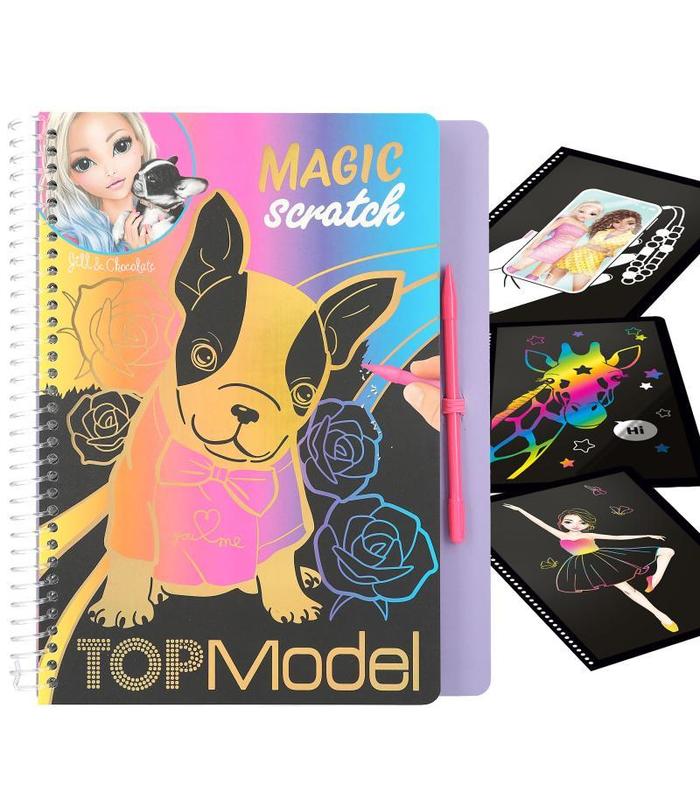 topmodel-magic-scratch-book