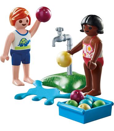 playmobil-71166-ninos-con-globos-de-agua