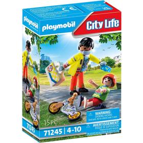 playmobil-71245-paramedico-con-paciente