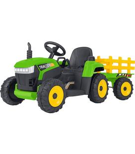 Tractor eléctrico Verde R/C 12 V 2,4 GHz