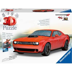 dodge-challenger-scat-pack-red-3d-puzzle
