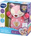 Peluche De Cuna Osito Melodias Rosa