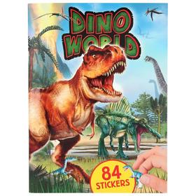dino-world-con-pegatinas-en-relieve