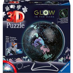 3d Globo Estrellas Glow In The Dark 180