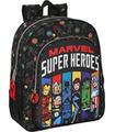 Mochila Junior Adapt.carro Avengers "sup