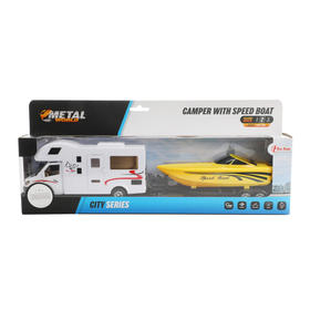 Autocaravana con Remolque Lancha