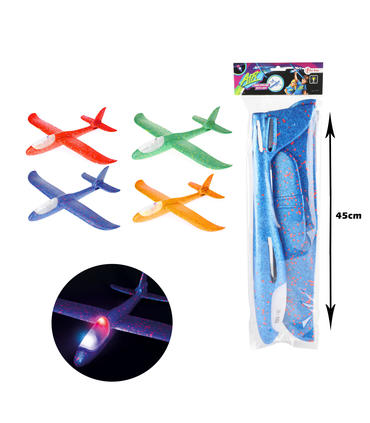 avion-de-foam-45cm-con-luz