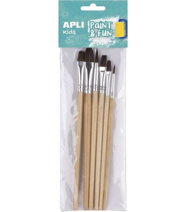 pinceles-madera-varias-medidas-6u