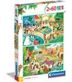 Zoo Puzzles 2x60 Piezas