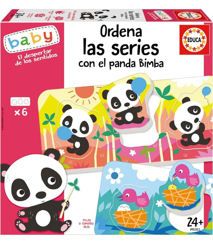 ordena-las-series-con-el-panda-bimba
