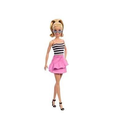 barbie-fashionistas-top-rayas-con-falda