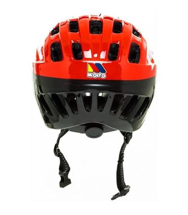 set-casco-protecciones-rojo