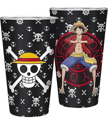 one-piece-large-glass-400ml-luffy