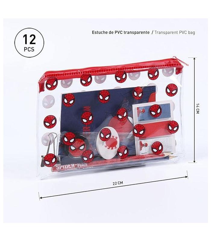 set-papeleria-escolar-spiderman