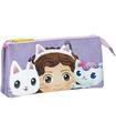 Estuche Portatodo 3 Compartimentos Gabby's Dollhouse