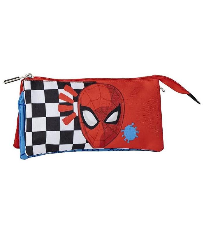 estuche-portatodo-3-compartimentos-spiderman