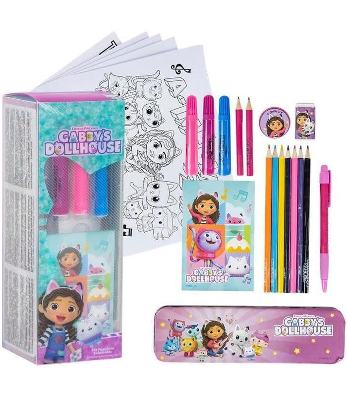 set-papeleria-coloreable-gabby-s
